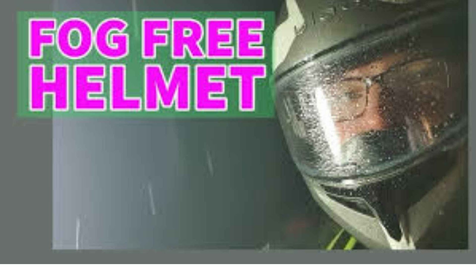 How To Stop Motorcycle Helmet Visor From Fogging Up