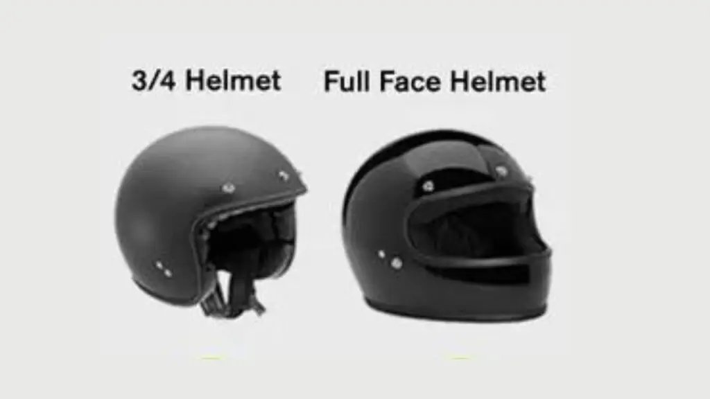 3/4 motorcycle helmets