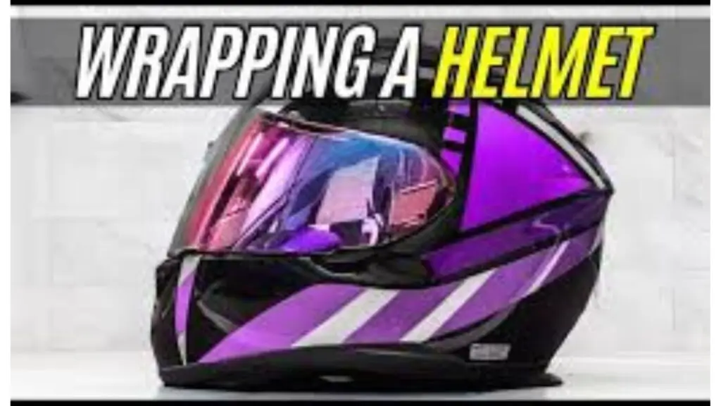 Wrap a Motorcycle Helmet