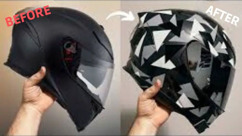 Wrap a Motorcycle Helmet
