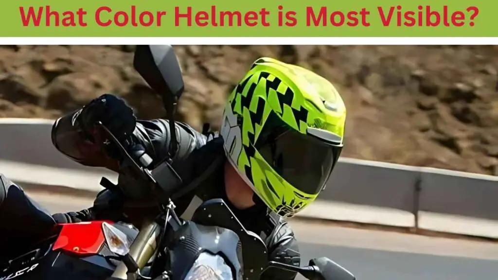 Best Motorcycle Helmet Color for Visibility